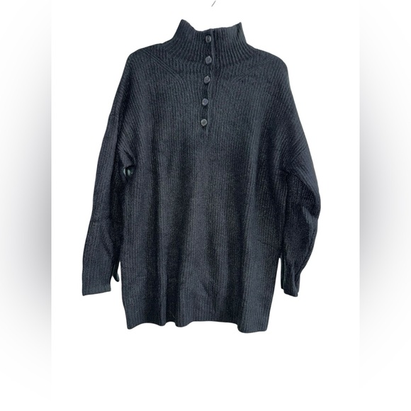 GAP Sweaters - GAP Maternity Black Cowl Neck Sweater Size Large